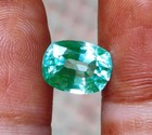 Natural Cushion 4 Ct Ceylon Blue-green Color Sapphire Certified Loose Gemstone  