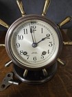 Chelsea Ships Bell Clock  Running And Striking  Original Brass W key See Video