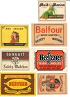 Vintage Uk Czechoslovakia Safety Match Labels Lot Of 12