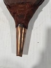 Wooden Bellows Hand Carved Fireplace Starter Hand Painted Fruit Basket Vintage