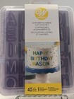 Wilton Alphabet Number Cut Out Set Wilton  Brush Set 50 Disposable Bags Bundle