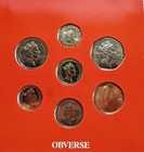 1985 Royal Mint 7 Piece Uncirculated Coin Collection United Kingdom Set
