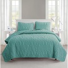 Vcny Home - Juego De Colcha De Microfibra Con Dise  o Costero Y Queen Shore Blue