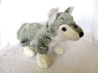 Ganz Webkins Grey Wolf Hm358 Plush Only No Code Approx 8  Tall