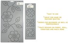 Quilting Stencils Simple Floral Flower Stipple Quilt Patterns Set Of 2 Templates
