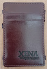 Xena Warrior Princess Rare Leather Magic Wallet Luggage Tag Lucy Lawless Vintage