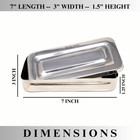 Portable Stainless Steel Art Storage Box For Drawing Tools - 7 l X 3 w X 1 25 h