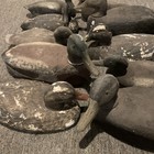 Vintage Lot Of 10 Random Brand Duck Decoys Made In Plastic styrofome