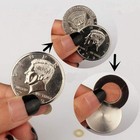 Magic Flipper Coin Half Dollar Coin Magic Tricks Professional Magician Props    