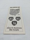 Vintage 1983 Ohio Turnpike Map Brochure