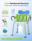 Wide Shower Chair For Inside Shower  Stable Bracing Design  400 Lbs   Heavy Duty