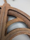 Vintage Cast Iron Well Pulley Antique Old Farm Wheel Barn Steampunk