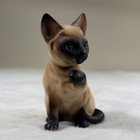 Vtg Lefton Siamese Cat Figurine Ceramic Kitten 3 75  H4032 Japan Figure Label
