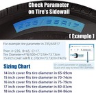 White Spare Tire Cover  Wheel Cover Pvc Leather Waterproof Dust-proof 15 Inch