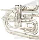 King 1127s Ultimate Series Bb Marching Baritone - Silver-plated