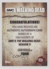 2017 Topps The Walking Dead Season 7 Rust 35 99 Jason Douglas As Tobin Auto B8h