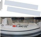  Registration Sticker Plate For Inflatable Dinghy  Boat Or Tender  - 11-5064 