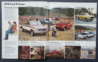 1978 Ford Pickups F-100 F-150 F-250 F-350 Car Dealership Sales Brochure Canada