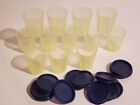 Tupperware Minis Lot 12 Mini 2 Ounce Containers Celery With Nocturnal Sea Seals