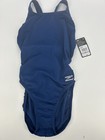 Speedo Women s Size 6   32 Navy Blue Solid Endurance Super Pro Swimsuit Swim
