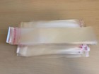 Clear Opp Plastic Flat Bags With Self Adhesive Resealable Packing Poly Bags