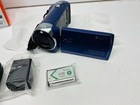Sony Hdr-cx240 High Definition Camcorder  blue  Upgraded Battery   Charger