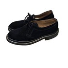 1950 s Rob Roy Black Suede Dress Shoes Mens Rare Nib Read 