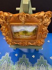 Original One Only Watercolor Painting Framed W stand 1 12 Dollhouse Miniature