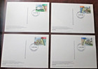 Gb Phq Cards 1984 -urban Renewal  Back - Fdi  Full Set Used Free Post Uk