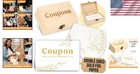 50 Blank Coupon Cards Box - Love Coupon For Him  Blank Coupon Book For Husband F
