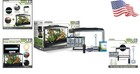 Complete 20 Gallon Glass Aquarium Kit With Led Lighting   Care Essentials