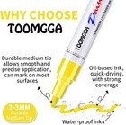 Yellow Permanent Paint Pens Markers - 12 1 Count  pack Of 12   