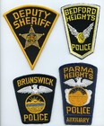 Cleveland  Ohio Area Police Patches Lot Of 16 Diff  Obsolete In New Condition 