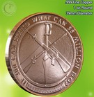  the Sentinel  1 Oz  999 Copper Round Very Limited And Rare
