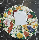 Vtg 70s Springbok Circular Puzzle Garden Flowers Maynard Art Botanical Complete 