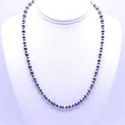 6mm Sterling Silver Alternating Pattern Navajo Pearls Southwest Beaded Necklace