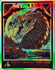Metallica North America Tour 2025 Sticker poster