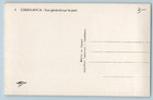 Casablanca Morocco Postcard General View Of The Port C1940 s Rppc Photo