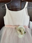 Flower Girl Dress Organza Ballerina Us Angels Size 4 Special Occasion