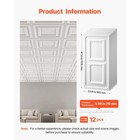 Uimoso 24 X 48 In Pvc Ceiling Tiles  12-pack  3d Textured Panels For Home D  cor