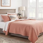 King Garment Washed Paisley Stitch Quilt Terracotta bronze - Threshold  Oeko-tex