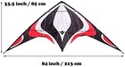 Large Dual Line Stunt Kite  84 Inch Wide Entry-level Sport Kite For Adults An   