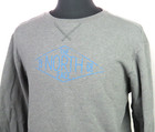Men s The North Face Gray Fleece Lined Crew Neck Sweatshirt Medium