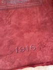 Rare 1916 Scarlet And Gray Yearbook Original Leather Lafayette Indiana High Schl