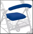 Top Glides Universal Soft Rollator Walker Seat And Backrest Blue Only Covers New
