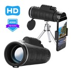 4k Zoom Monocular Telescope W phone Clip Tripod Night Vision Outdoor Hiking