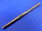 Dark Oak Color Wooden Flute 23  Long Silver Color Bushings Rounded Butt