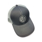 Sig Sauer Men s Mark Woven Gray Patch Trucker Hat  sg-hat-markpatch 