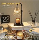 Retro Candle Heating Lamp - Smart Dimming Timer Aromatherapy Wax Heater  Safe
