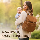 Diaper Bag Backpack - Large Diaper Bag Backpack Baby Backpack Suede Diaper Backp